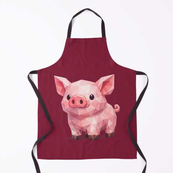Item preview, Cute Low Poly Geometric Pig Illustration designed and sold by AndreBarnard.