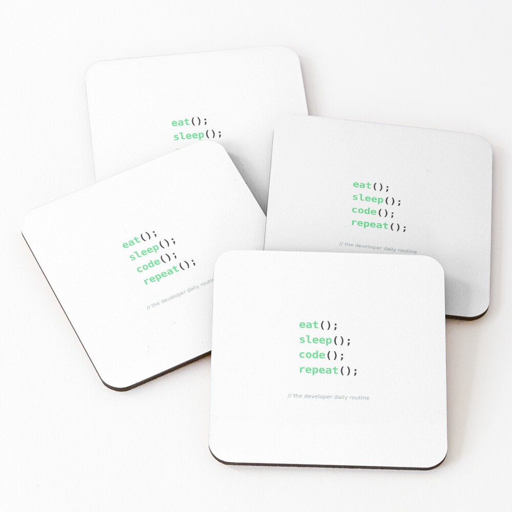 Item preview, Coasters (Set of 4) designed and sold by ShirtDotExe.