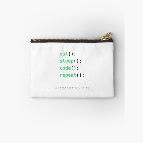 Item preview, Eat Sleep Code Repeat Developer Function Call Programmer Humour designed and sold by ShirtDotExe.