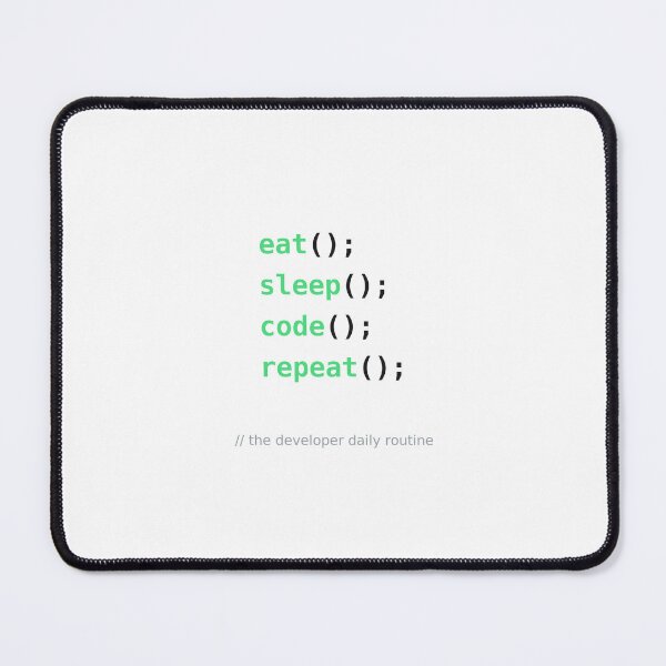 Item preview, Eat Sleep Code Repeat Developer Function Call Programmer Humour designed and sold by ShirtDotExe.