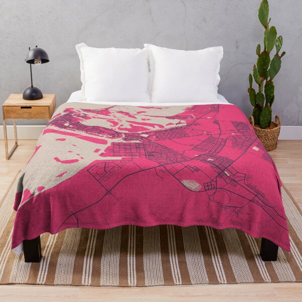 Item preview, Abu Dhabi City Map of the UAE - Pink designed and sold by deMAP.
