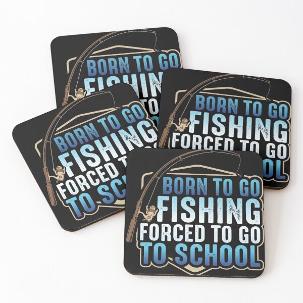 Item preview, Born To Go Fishing Funny School Shirt designed and sold by sedyCompany.