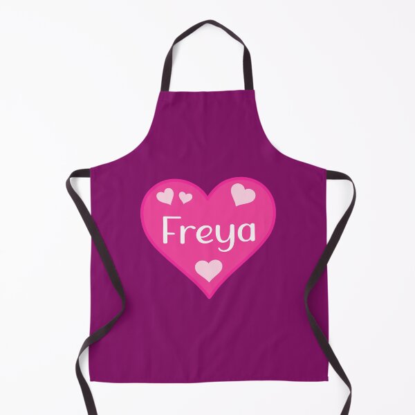 Item preview, Freya Name Pink Heart  designed and sold by Jeallan Designs.
