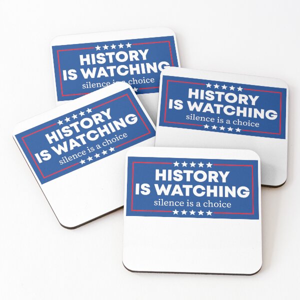 Item preview, History Is Watching - Resist Fascism | Anti Trump designed and sold by PixVib.