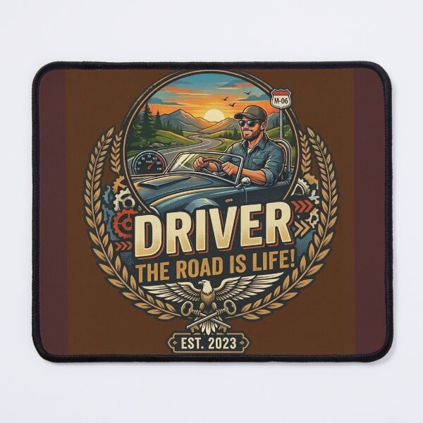 Item preview, Driver - The Road Is Life Vintage Style designed and sold by HALYNA070824.