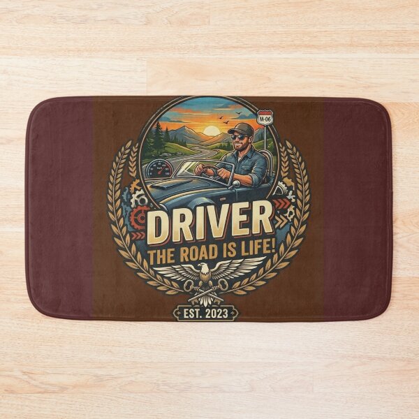 Item preview, Driver - The Road Is Life Vintage Style designed and sold by HALYNA070824.