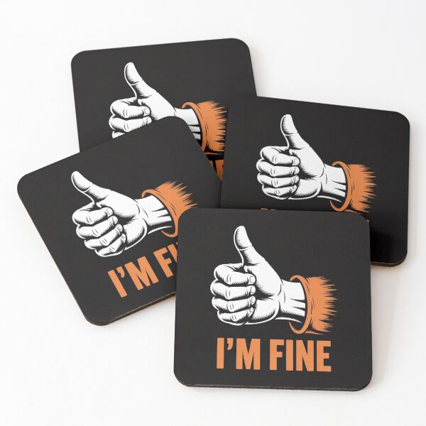 Item preview, I'm Fine designed and sold by Monkeysalad.