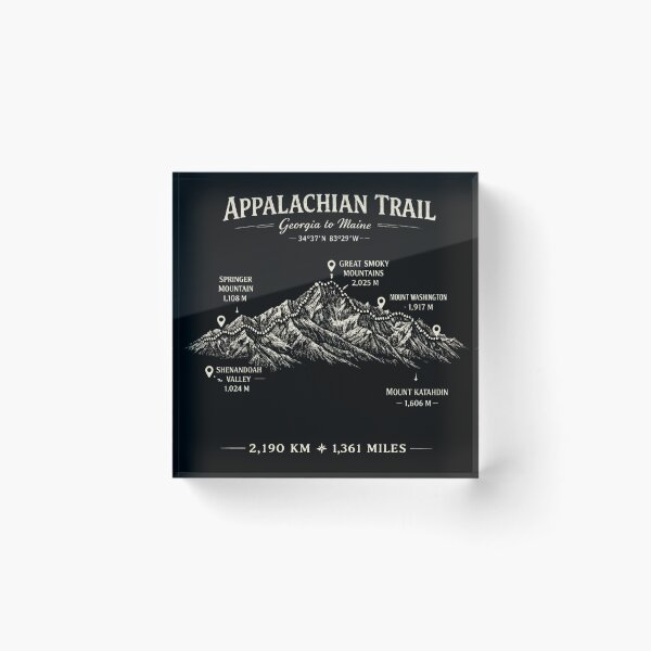 Item preview, Appalachian Trail Map Hiking Shirt — Georgia To Maine — Hiker Gift designed and sold by Raven Studios.