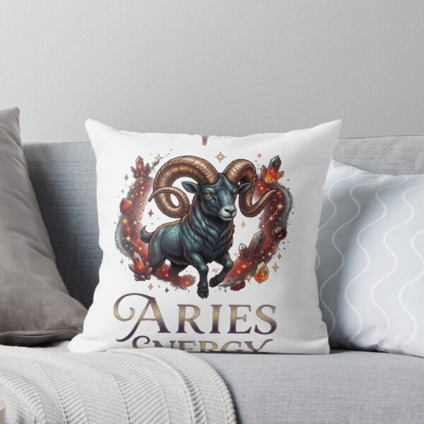 Item preview, Aries Energy Aesthetic Bold Ram Zodiac  designed and sold by shopvanity.