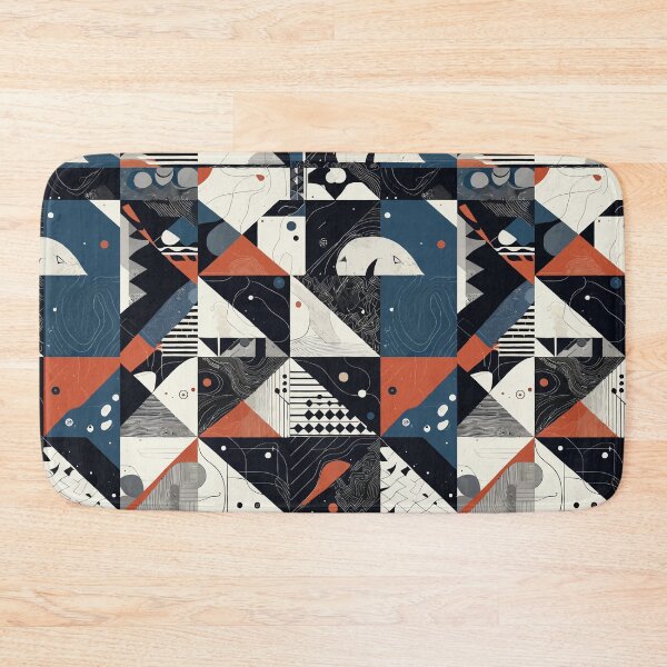 Item preview, Modern Abstract Geometric Pattern with Triangles designed and sold by RidaSalArt.