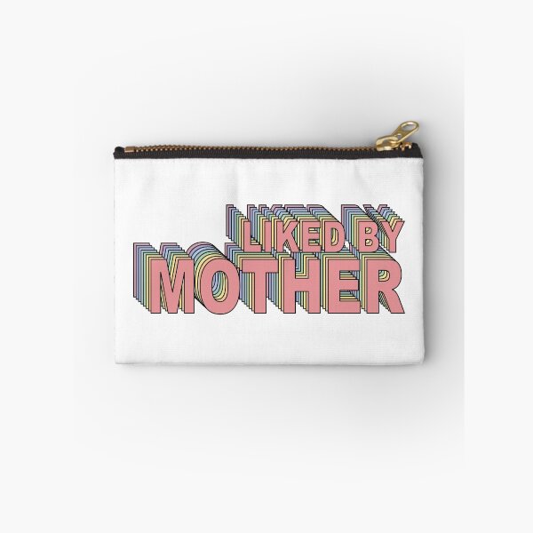 Item preview, Retro Pastel Rainbow Stacked Typography Liked By Mother designed and sold by Aesthetic Crew.