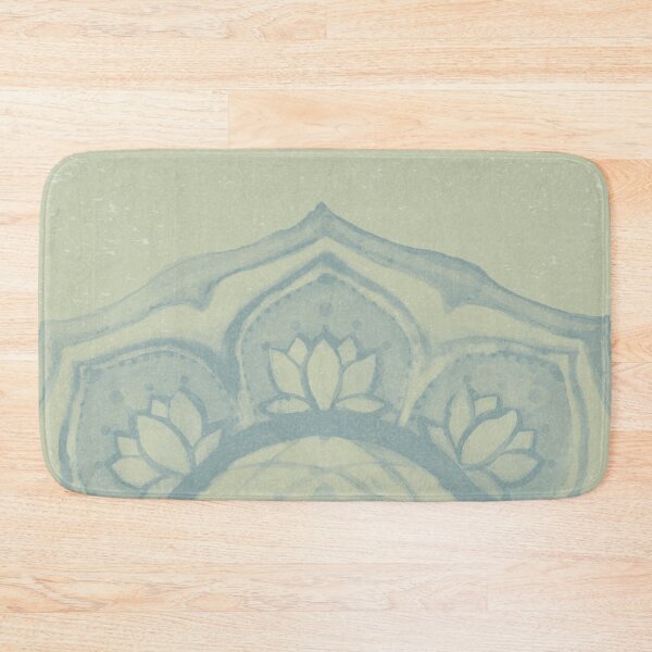 Item preview, Buddha Padma Watercolor - Tea + Peacock designed and sold by Irene Estelle.