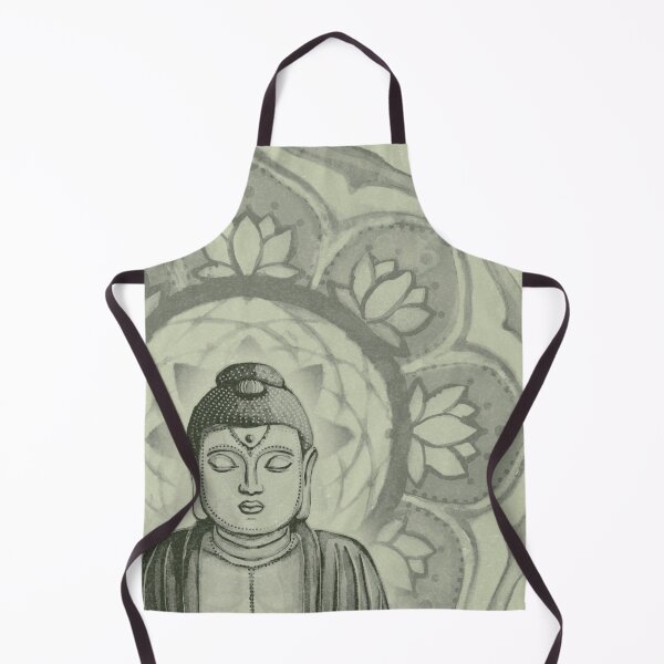 Item preview, Buddha Padma Watercolor - Tea + Pine designed and sold by Irene Estelle.