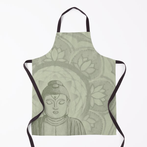Item preview, Buddha Padma Watercolor - Tea + Sage designed and sold by Irene Estelle.