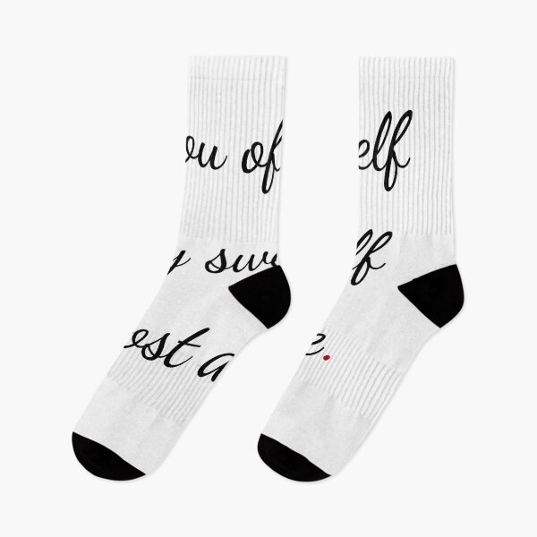 Item preview, "Thou of thyself thy sweet self dost deceive" - handwriting black designed and sold by ariksworld.