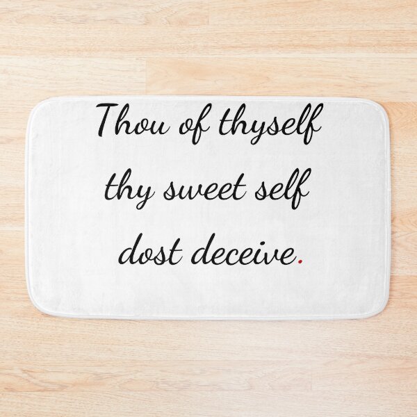 Item preview, "Thou of thyself thy sweet self dost deceive" - handwriting black designed and sold by ariksworld.