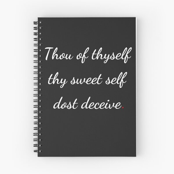 Item preview, "Thou of thyself thy sweet self dost deceive" - handwriting white designed and sold by ariksworld.