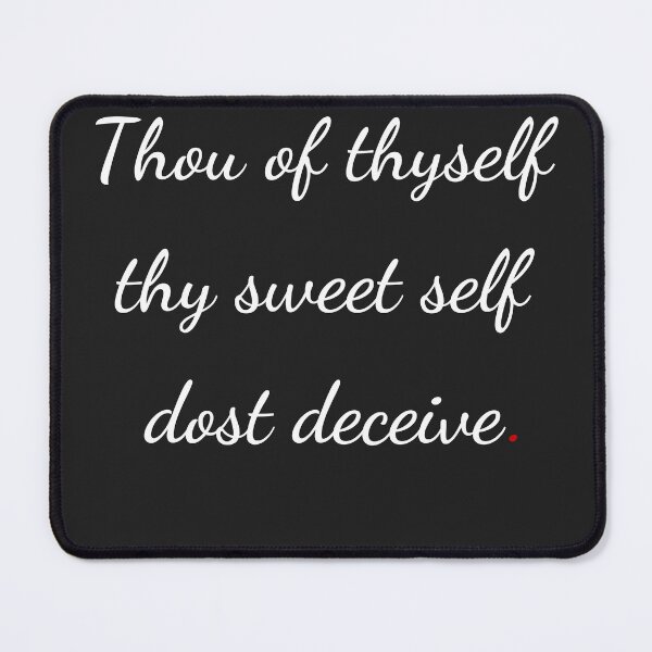 Item preview, "Thou of thyself thy sweet self dost deceive" - handwriting white designed and sold by ariksworld.