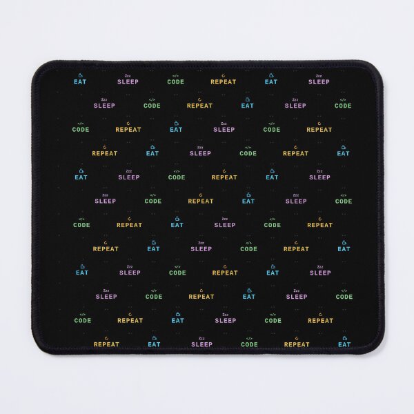 Item preview, EAT · SLEEP · CODE · REPEAT designed and sold by ShirtDotExe.