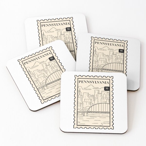 Item preview, Pennsylvania stamp designed and sold by gardenstatestudio.