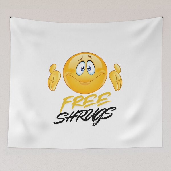 Item preview, Free shrugs emoji  designed and sold by Aminesnip.