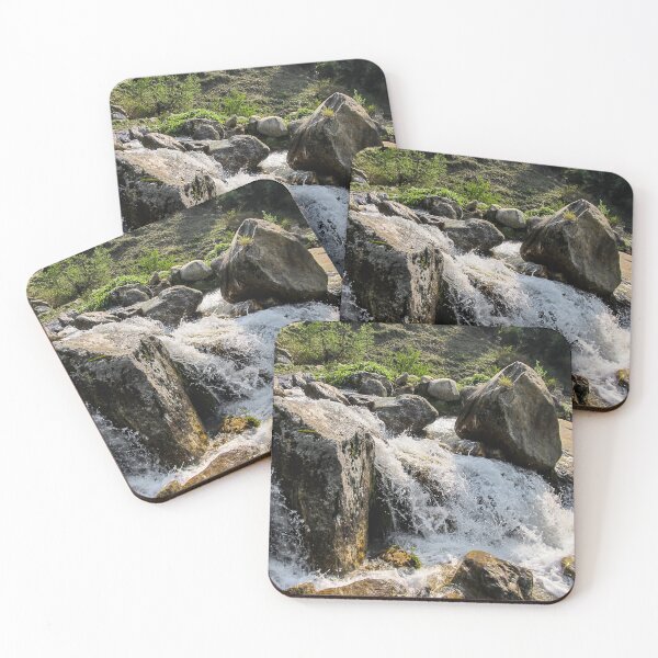 Item preview, Abundant Mountain Stream Waterfall in Darma Valley Uttarakhand India designed and sold by freezed-frames.