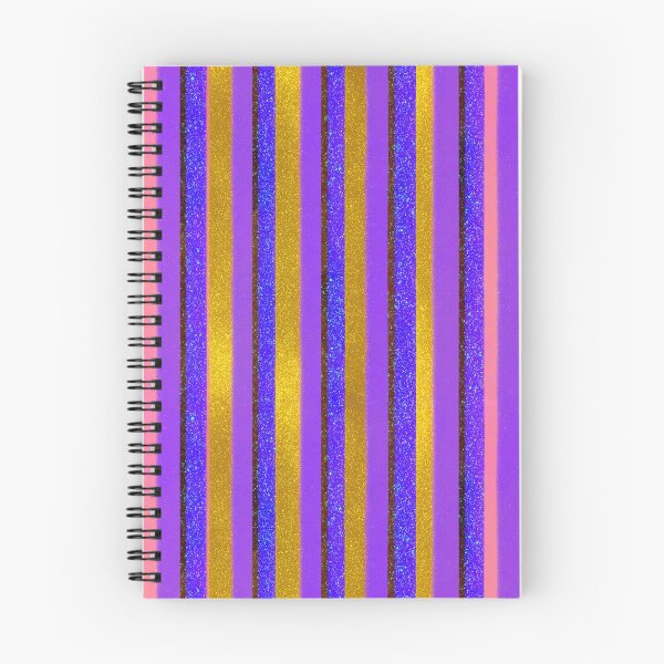Item preview, Purple Blue Glitter Vertical Stripes designed and sold by bubblegoth.