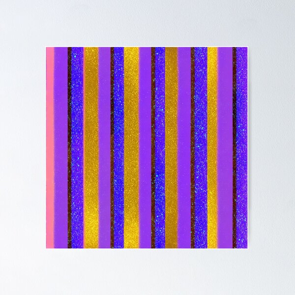 Item preview, Purple Blue Glitter Vertical Stripes designed and sold by bubblegoth.