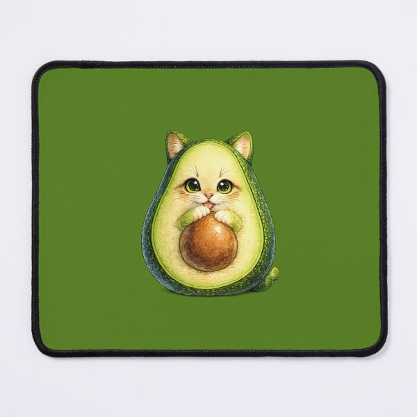 Item preview, avocado kitten designed and sold by PasoaPaso2025.