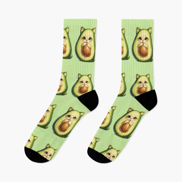 Item preview, avocado kitten designed and sold by PasoaPaso2025.