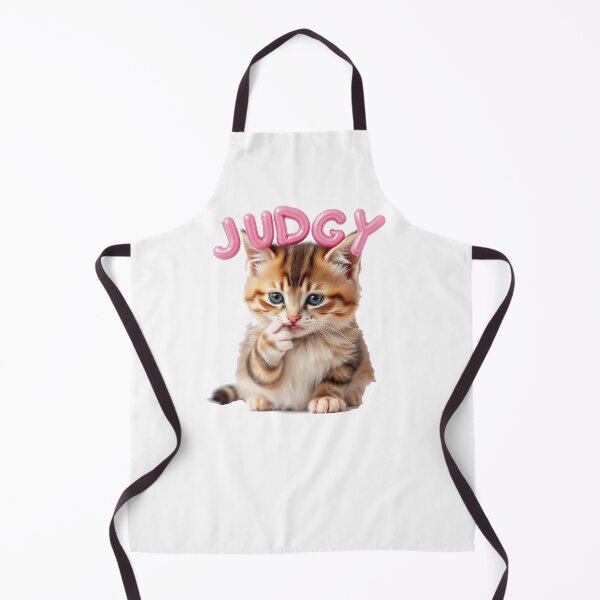 Item preview, Judgy Kitten - cute but mean designed and sold by TeeHeeRiot.