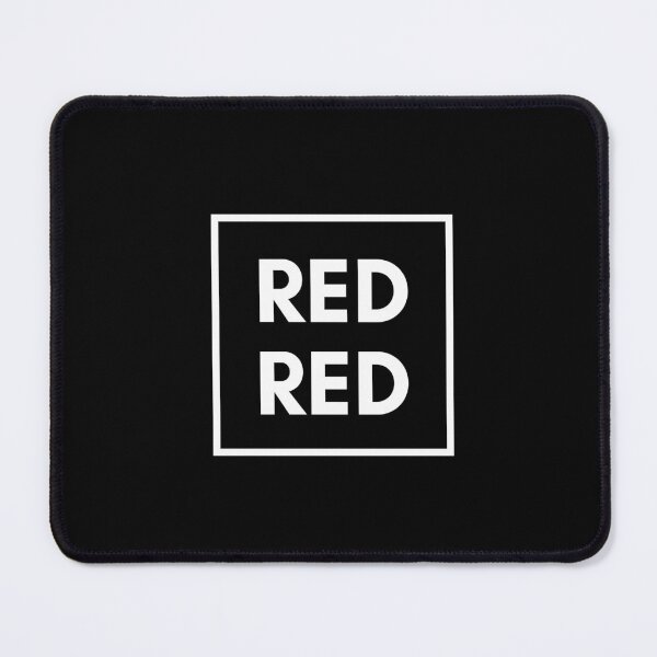 Item preview, Red Red Graphic – Minimalist Square Text Design  designed and sold by Jaguar100-.
