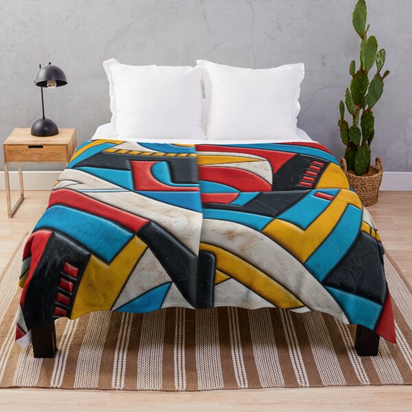 Item preview, Bold Bauhaus Geometric Abstract Pattern designed and sold by RidaSalArt.