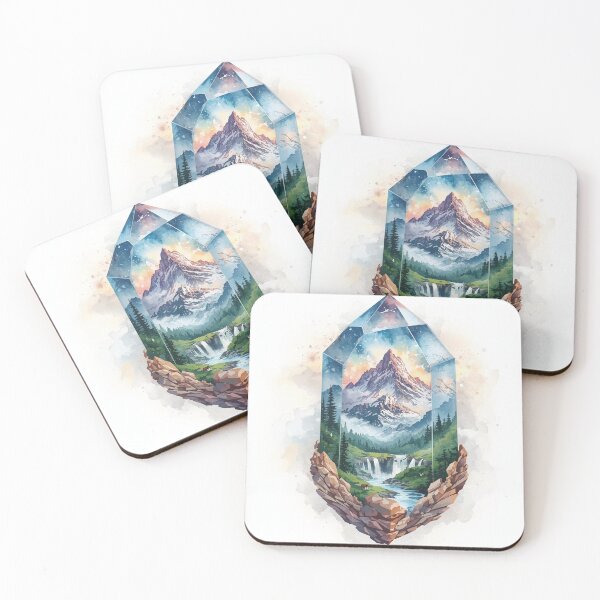 Item preview, Mountain crystal galaxy  designed and sold by Fuzzle studio.