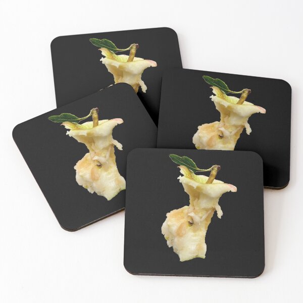 Item preview, An apple core on a black background designed and sold by Christian Bestard.