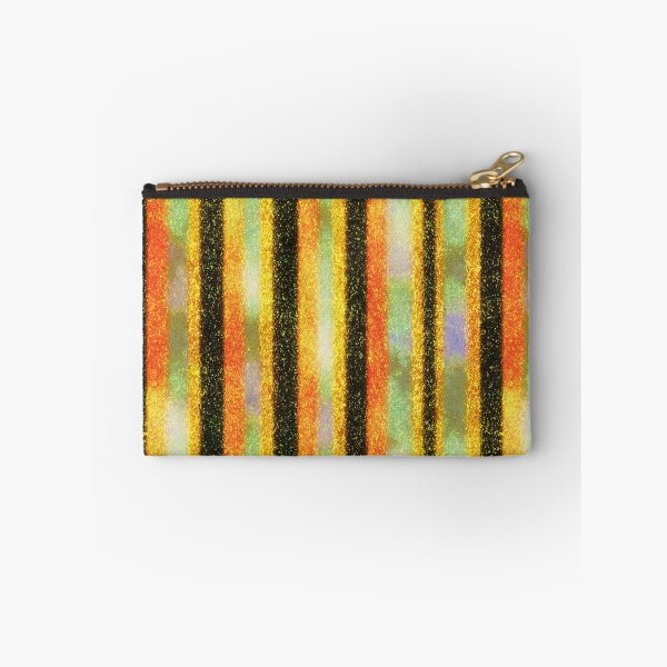 Item preview, Gold Orange Glitter Stripes designed and sold by bubblegoth.