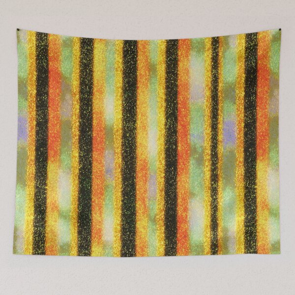 Item preview, Gold Orange Glitter Stripes designed and sold by bubblegoth.