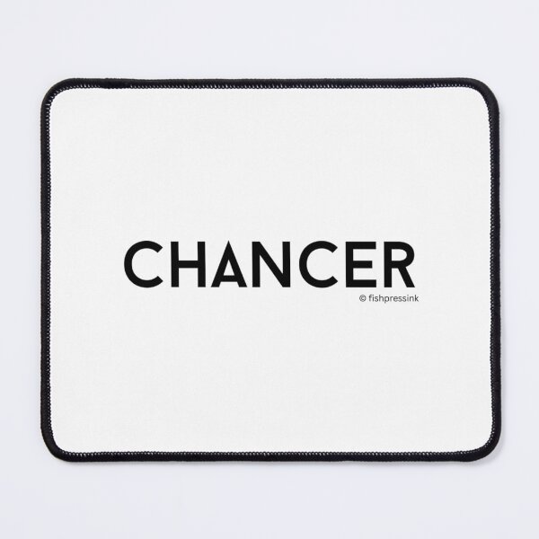 Item preview, Chancer v2 – Minimalist Black & White Text Design designed and sold by fishpressink.