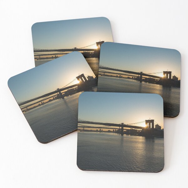 Item preview, Soaring - Brooklyn Bridge Sunrise with a Seagull designed and sold by Georgia Mizuleva.