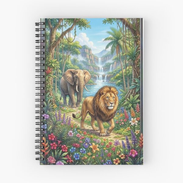 Item preview, lions and elephants designed and sold by PP&RAINBOW SHOP.