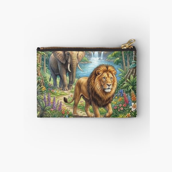 Item preview, lions and elephants designed and sold by PP&RAINBOW SHOP.