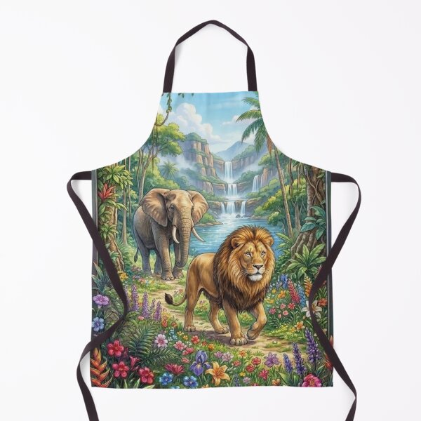 Item preview, lions and elephants designed and sold by PP&RAINBOW SHOP.