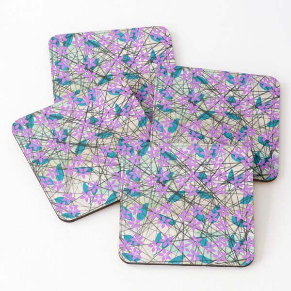 Item preview, Purple flowers design designed and sold by Lougud.