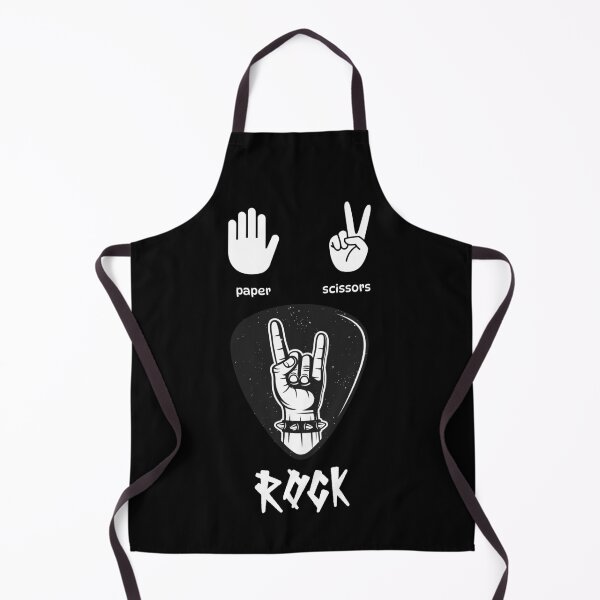 Item preview, Rock Paper Scissors Rock Guitar Pick | Funny Rock Music Meme designed and sold by CyrilloArt.