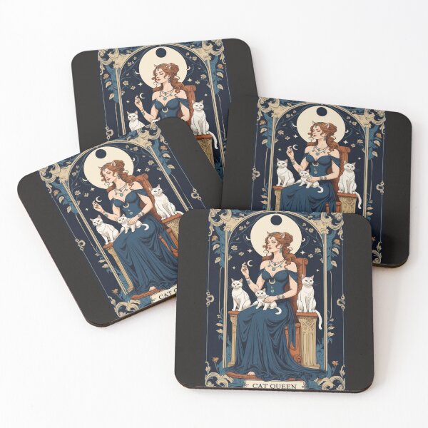 Item preview, Cat Queen - Goddess of Felines Tarot Style designed and sold by Siriusvibes.