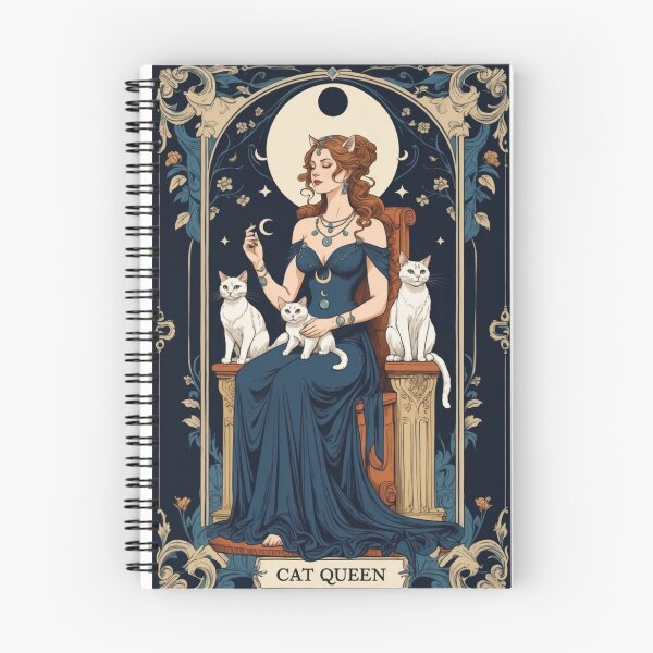 Item preview, Cat Queen - Goddess of Felines Tarot Style designed and sold by Siriusvibes.
