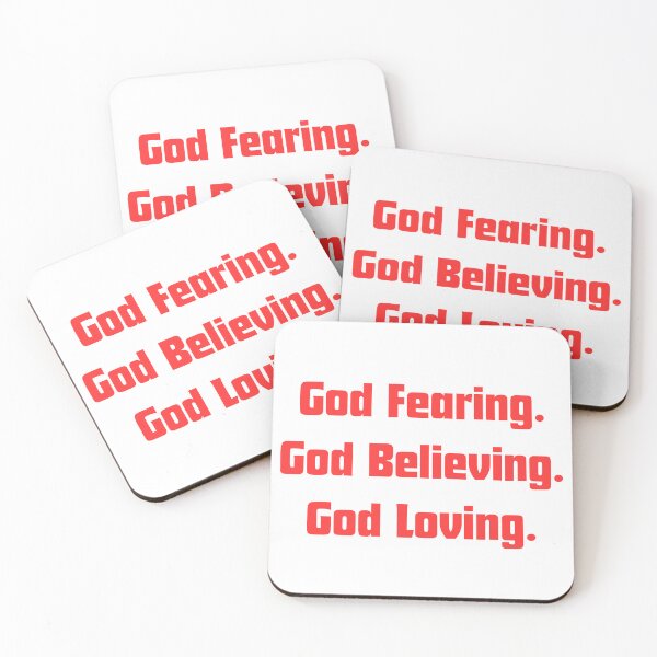 Item preview, Red Font God fearing, God believing, God loving designed and sold by 1anne-grace1.
