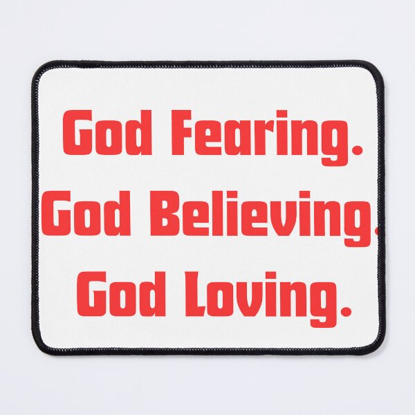 Item preview, Red Font God fearing, God believing, God loving designed and sold by 1anne-grace1.