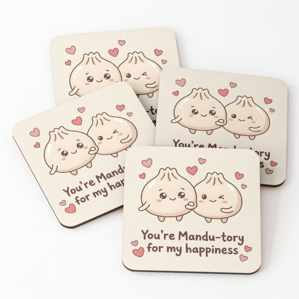 Item preview, I Love You Cute Korean Mandu Greeting  designed and sold by HowToCanadian.