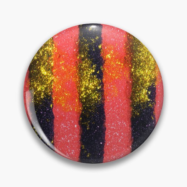 Item preview, Pink Gold Glitter Vertical Stripes designed and sold by bubblegoth.